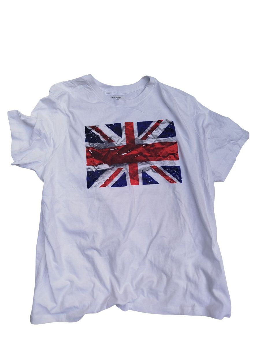 Camiseta Primark Londres – Estampa Union Jack (Nova)