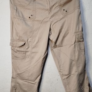 CALÇA CARGO CAPRI STYLE&CO FEMININA BEGE